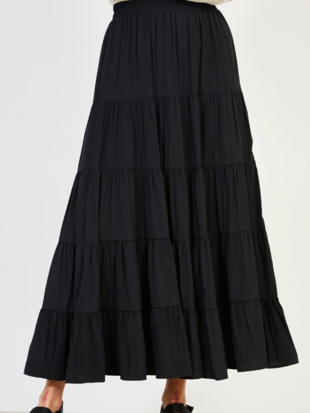 Roughrider |  Tiered Western Circle Broomstick Skirt. Cowgirl. USA. Size Med